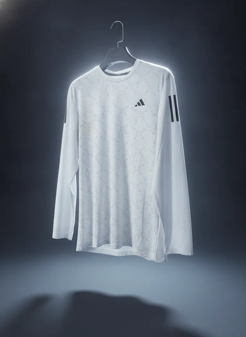 Мужская спортивная футболка Adidas с длинным рукавом