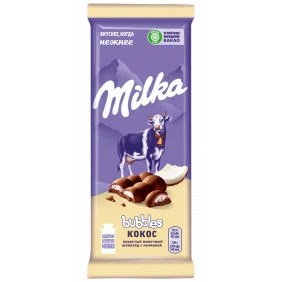 Shok.plit. Milka bubbles kokos 97g