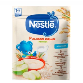 Каша Nestle Сух.Мол.Рисовая с ябл. 200г