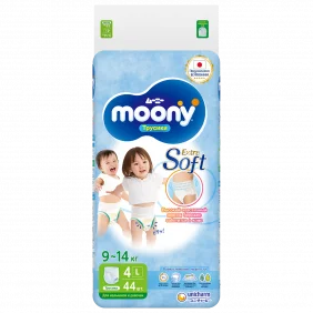 Trusik MOONY L 9-14kg, 44dona
