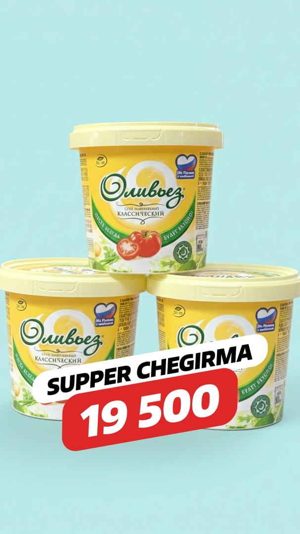 Olivez mayonezi — super narxda!