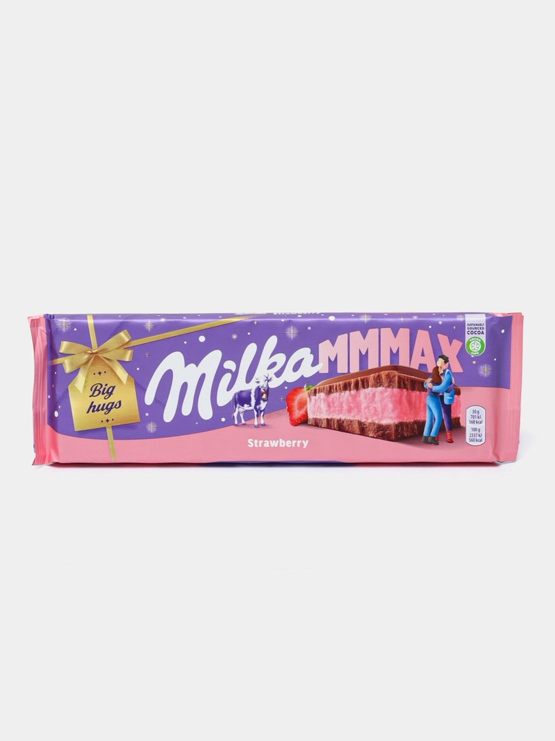 Шоколад Milka MMMAX, с клубничной начинкой — по супер-цене!