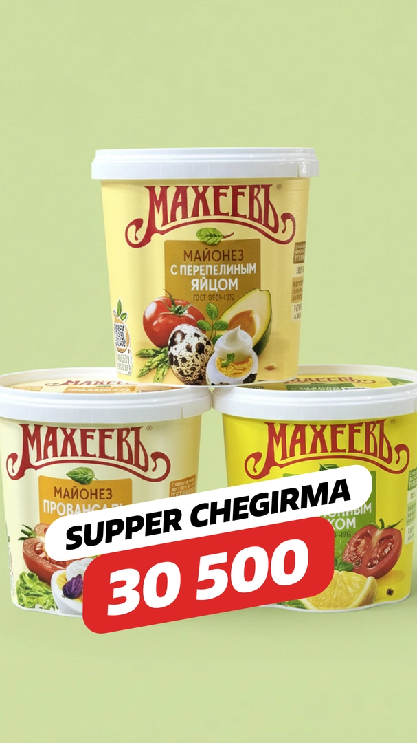 Maxeyev mayonezi — super narxda!