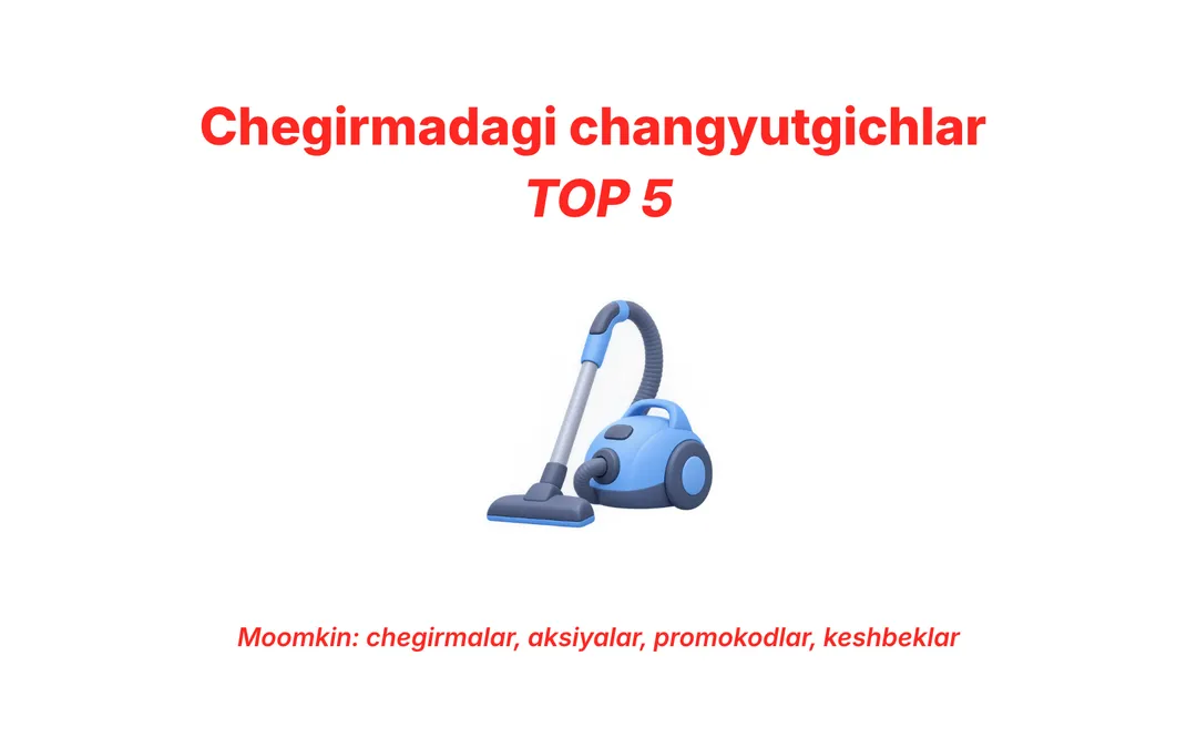 TOP 5 chegirmadagi changyutgichlar | Kuz mavsumi uchun