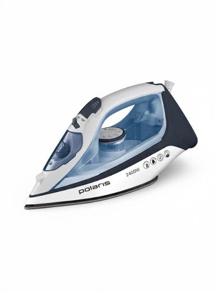Утюг PIR 2483K 3m Белый/синий POLARIS CN — 60% скидка
