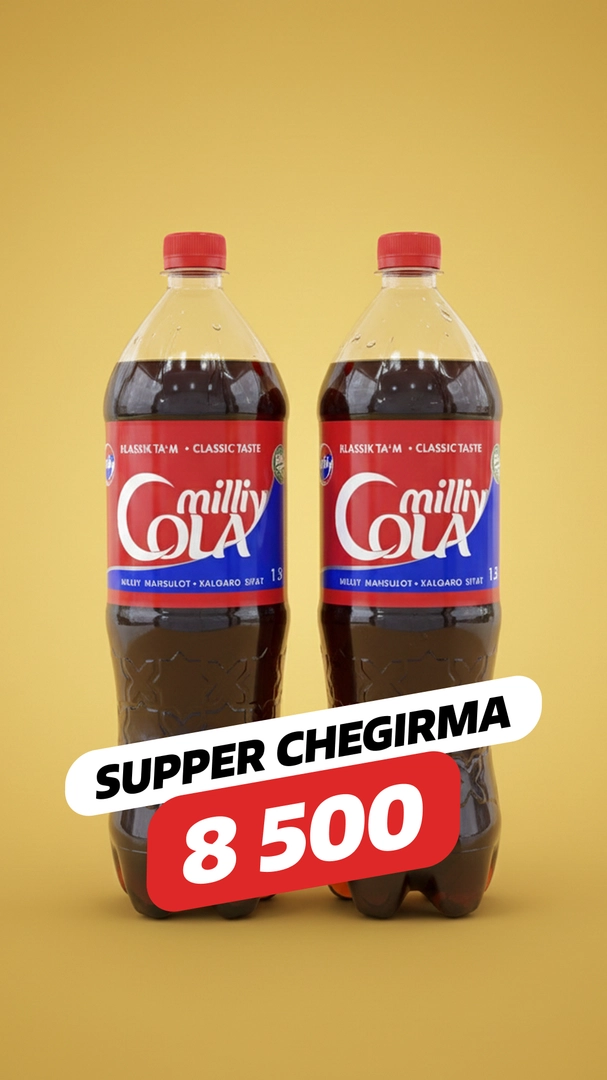 Milliy Cola, 1,5 l — super narxda!