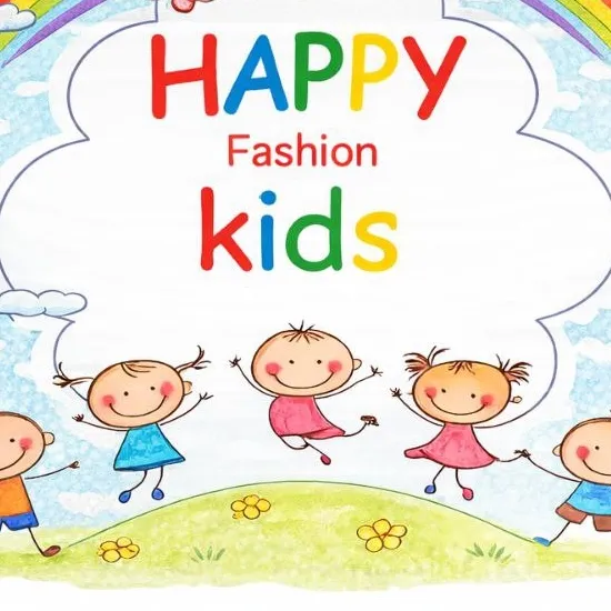 Happy fashion kids logo