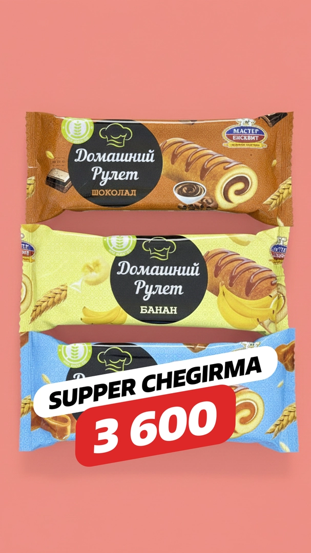 «Master Biskvit» ruleti — super narxda!