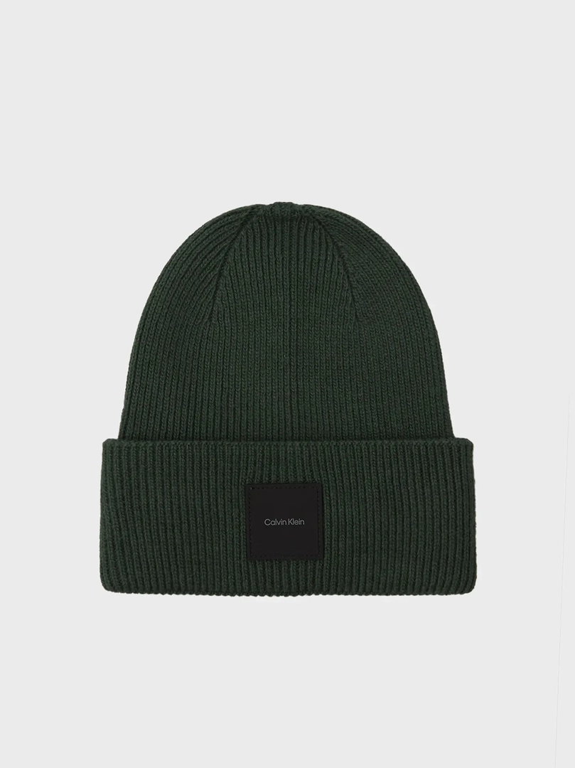 Shapka COTTON WOOL FINE RIB BEANIE — 50% chegirma