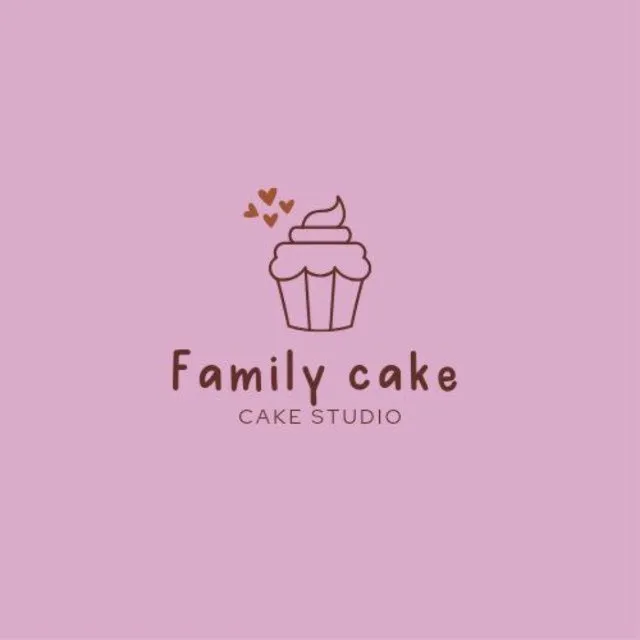 Family cake  logo