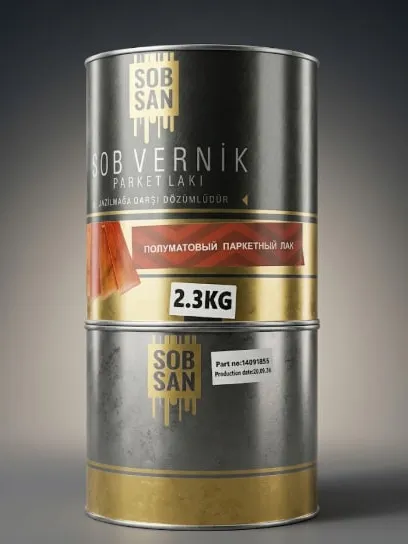Sobsan Ob Vernik — Yarim Mat Parket Laki (2.3 kg)