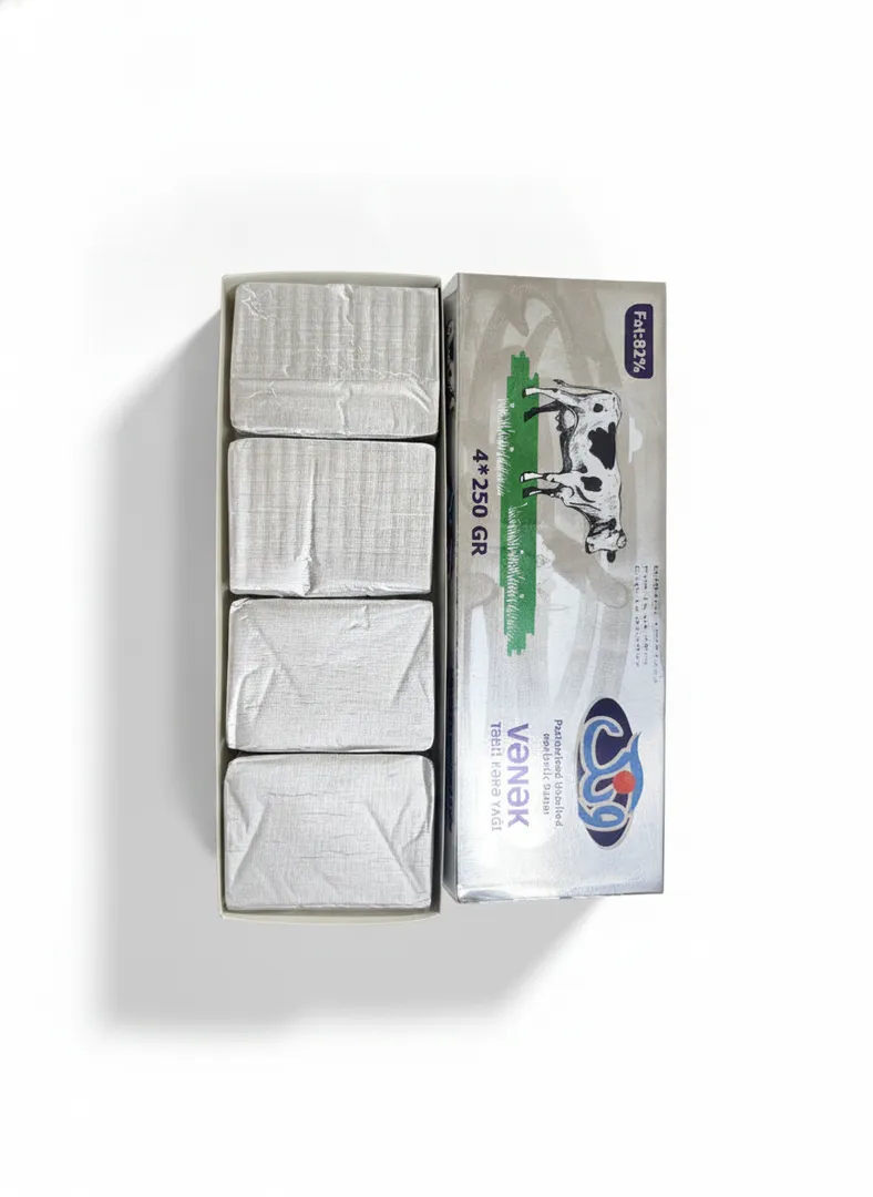 VeNeK Tabiiy Sariyog' 82% 4x250g (1 kg)