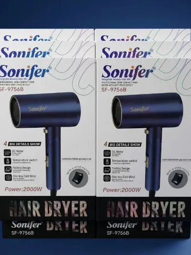 Sonifer SF-9756B Soch Quritgich (Hair Dryer, 2000W)