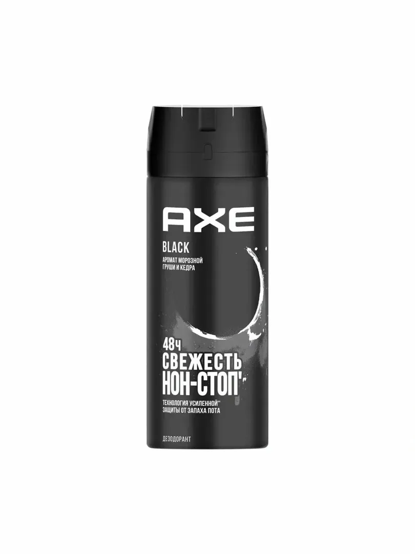 🖤 AXE — Дезодорант "Black" 48 часов (Аромат морозной груши и кедра)