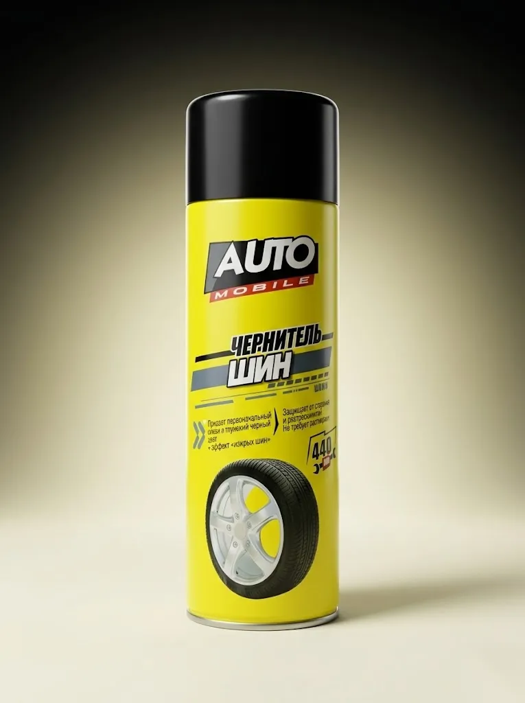 Чернитель шин AUTOMOBILE — 40% скидка!