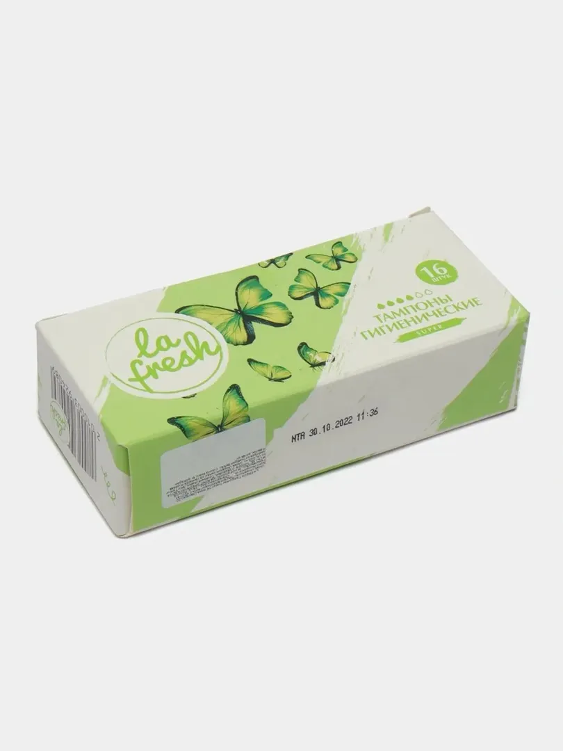 🦋 La Fresh — Gigienik tamponlar "Super" (16 dona)