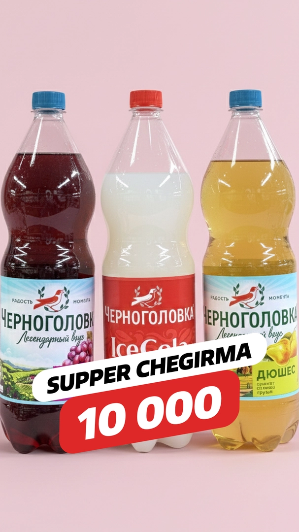 «Chernogolovka» gazli ichimligi, toshnokli, 1,5 l — super narxda!