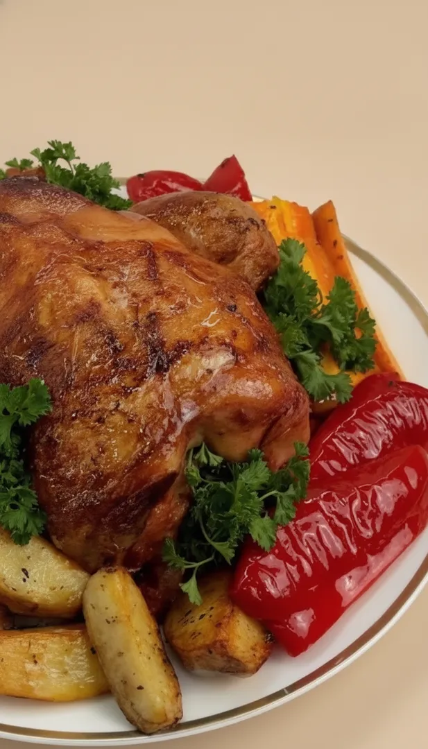 Сочная Курица, Запеченная в Духовке