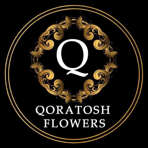 Qoratosh flowers logo