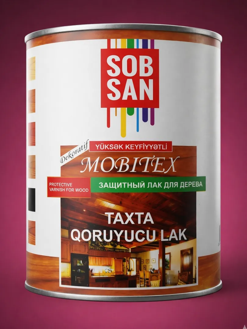 Sobsan Mobitex Taxta Qoruyucu Lak 2.3 Litr