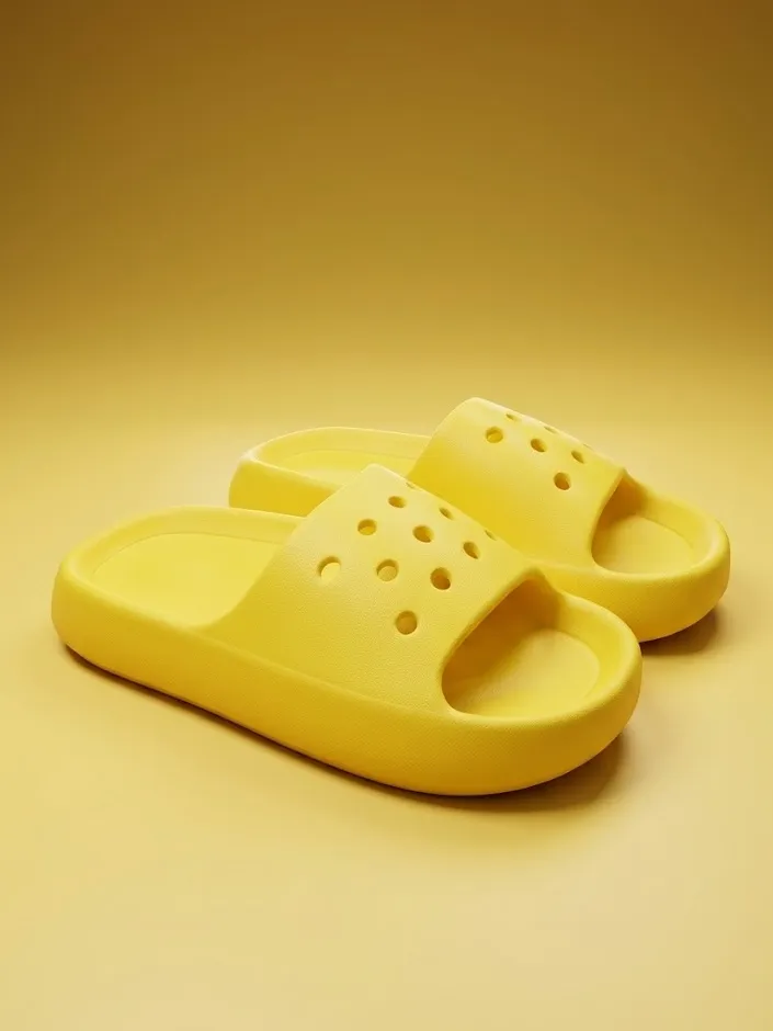👟 Детские сланцы — Жёлтые | Размеры: 30, 32, 35