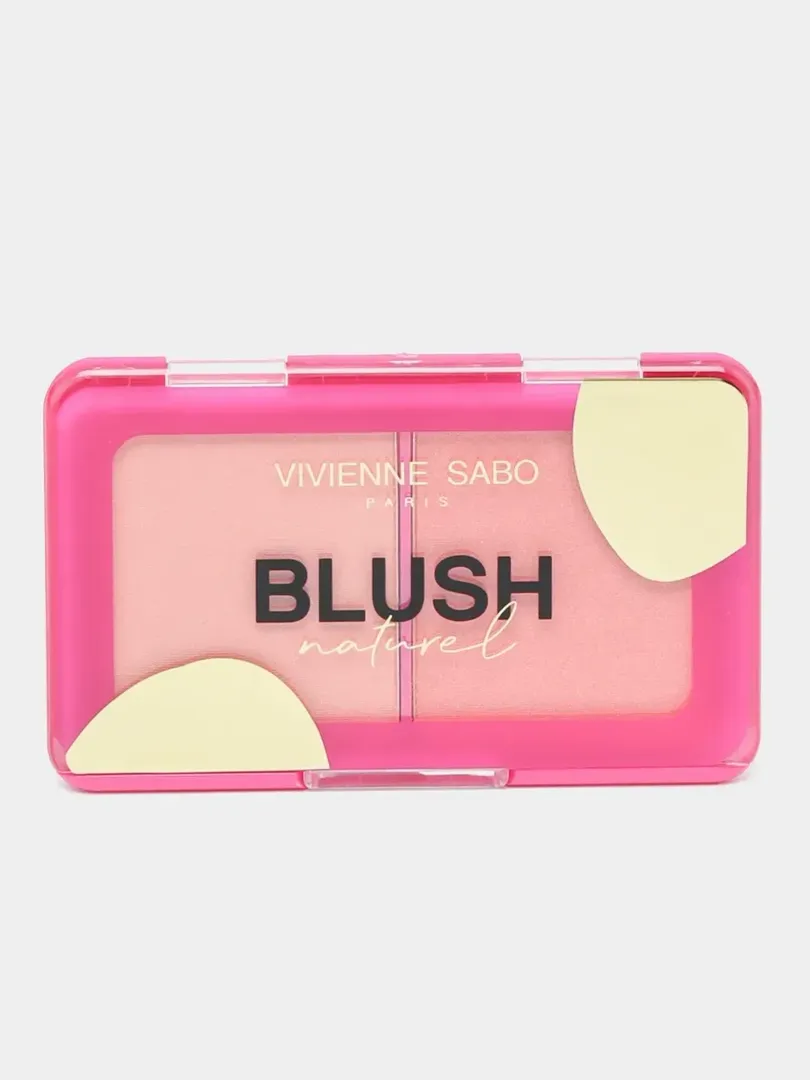  Vivienne Sabo Paris — Blush Naturel (Ikki rangli tabiiy rumyana)
