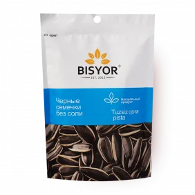 Семечки Bisyor полосатые без соли 80г