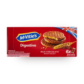 Pechenye McVities milk chocolate 199,8g