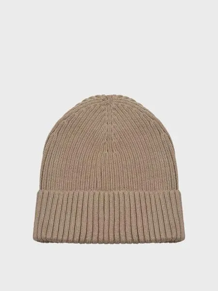 Шапка PATCH CHUNKY RIB COTTON BEANIE