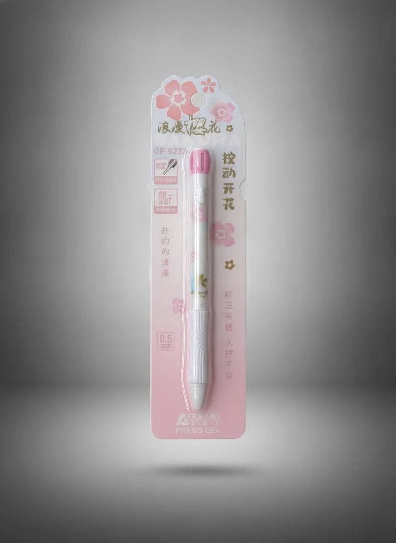 Sakura naqshli gel ruchka 0.5 mm