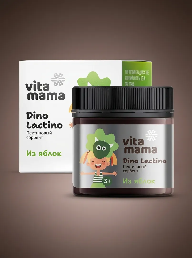 Пектиновый сорбент Vita Mama Dino Lactino