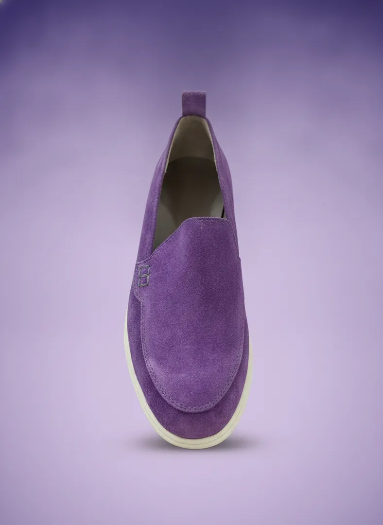 D Shoes: Фиолетовые Замшевые Лоферы – Образец Комфорта