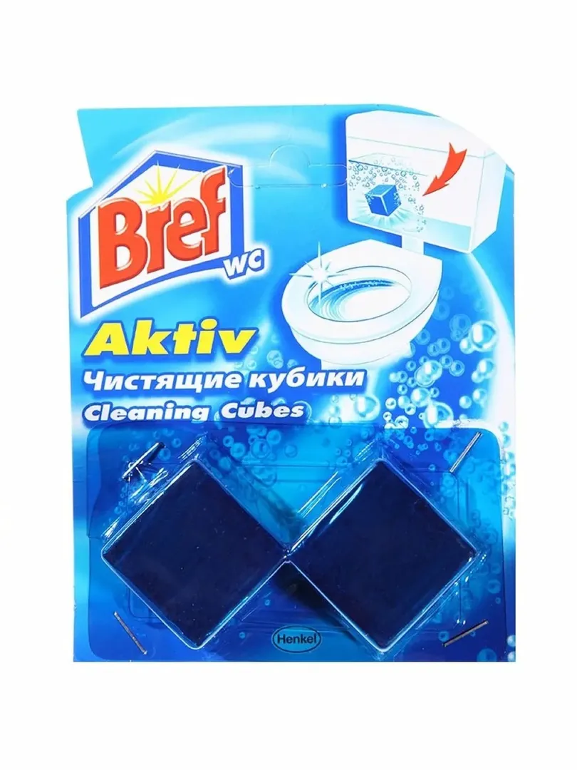 Bref WC Aktiv — Hojatxona Tozalovchi Kubiklar (Cleaning Cubes)