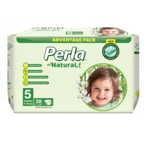 Подгузники детские Perla Natural 5 38шт