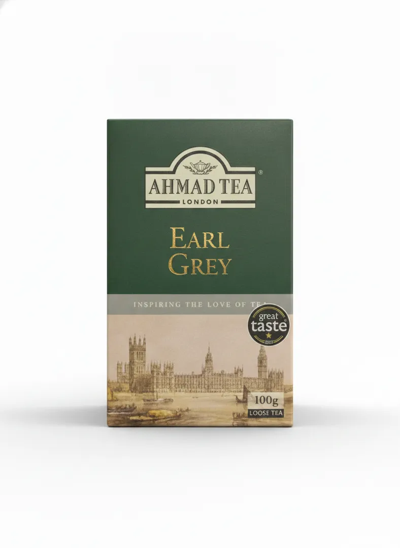 Ahmad Tea Earl Grey 100g – Naqshli ta'm va hid