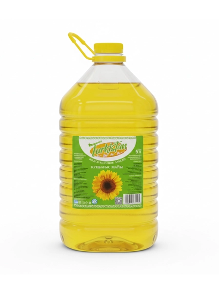 Turkistan kungaboqar yogʻi, 5 l — super narxda!