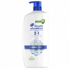 Shampun Head&Shoulders 2в1 Asos.parv.1L