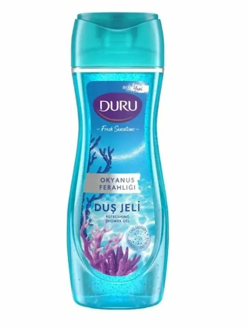Duru Fresh Sensations — Гель для душа "Свежесть Океана" (Okyanus Ferahlığı, Refreshing Shower Gel)