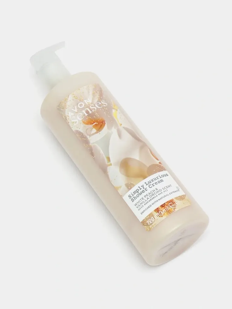 🧴 AVON Senses — Крем-гель для душа "Simply Luxurious" 720 мл