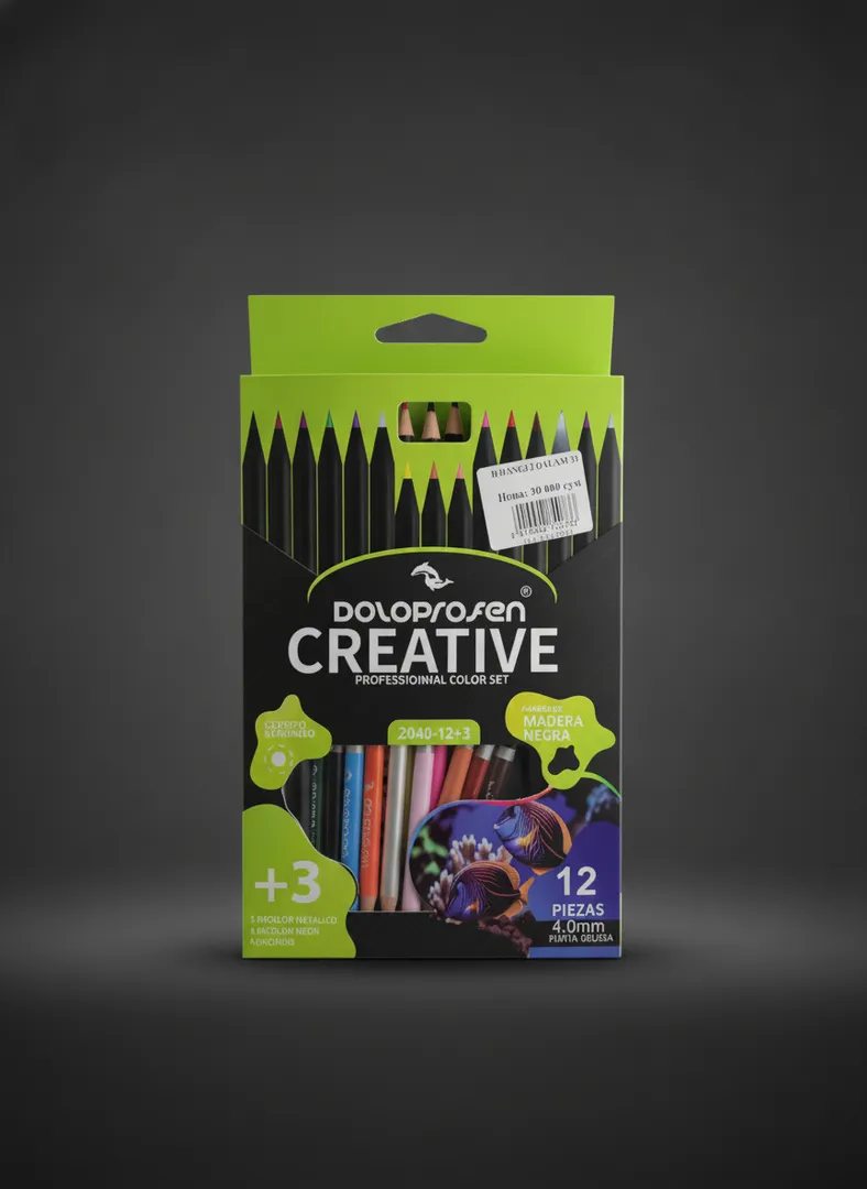 Doloprosen Creative 12+3 Rangli Qalamlar To'plami