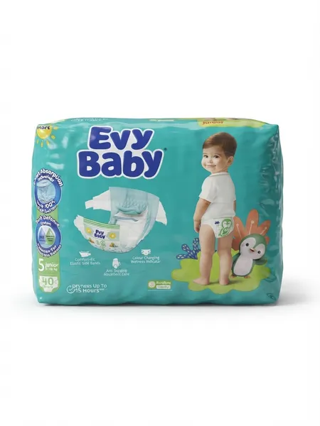Подгузники Evy Baby Junior 5 (11-18 кг), 40 шт.
