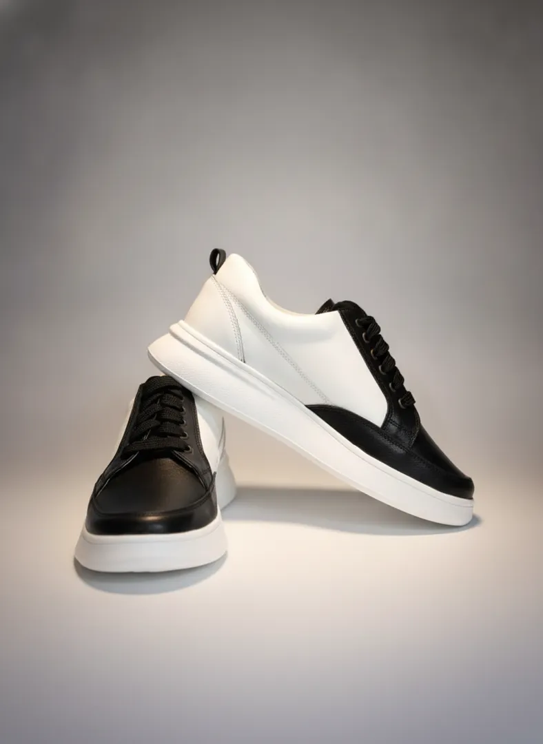 D Shoes: Стильные Черно-Белые Кроссовки