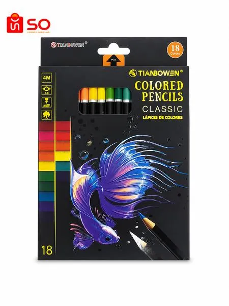 Tianbowen rangli qalamlari, 18 xil rang