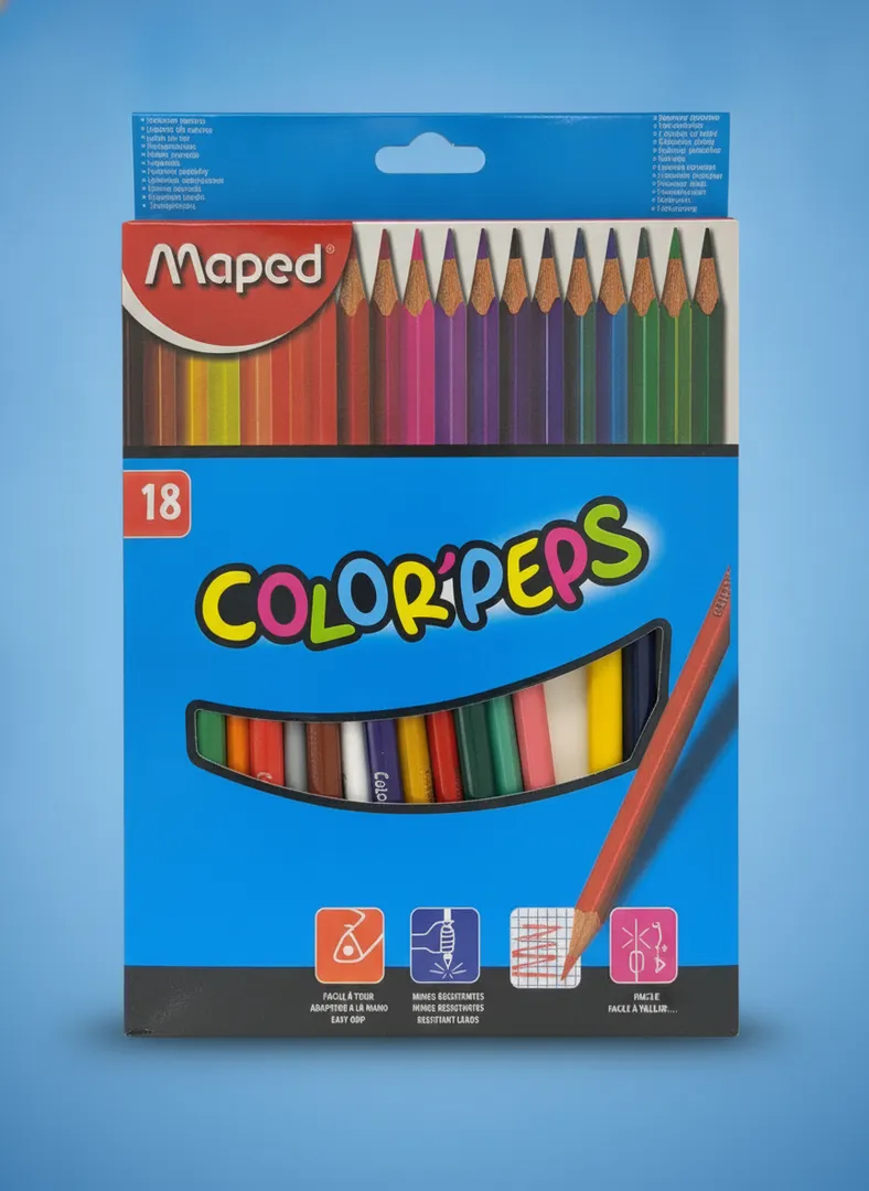 Maped Color'Peps 18 rangli qalamlar to'plami