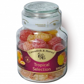 Конфеты C&H bottle tropic selection 300г