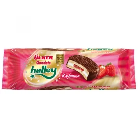 Бисквит Halley клубника 240г