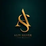 Aliy silver  logo