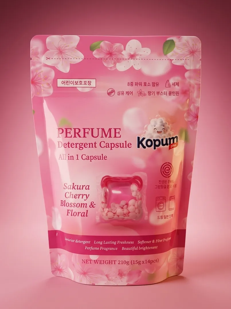 Kopum Sakura kir yuvish kapsulalari