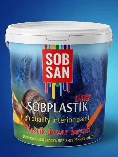  Sobsan Sobplastik Luxe — Интерьерная краска Premium (25 кг)