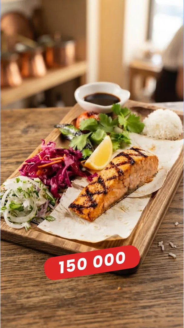 Losos baligʻidan tayyorlangan kabob